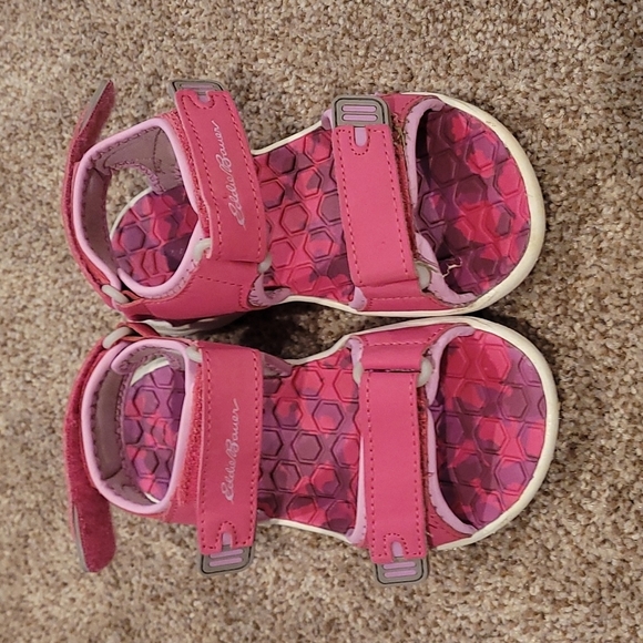Eddie Bauer Other - 𝅺Eddie Bauer Girls Pink Sandals Size 12